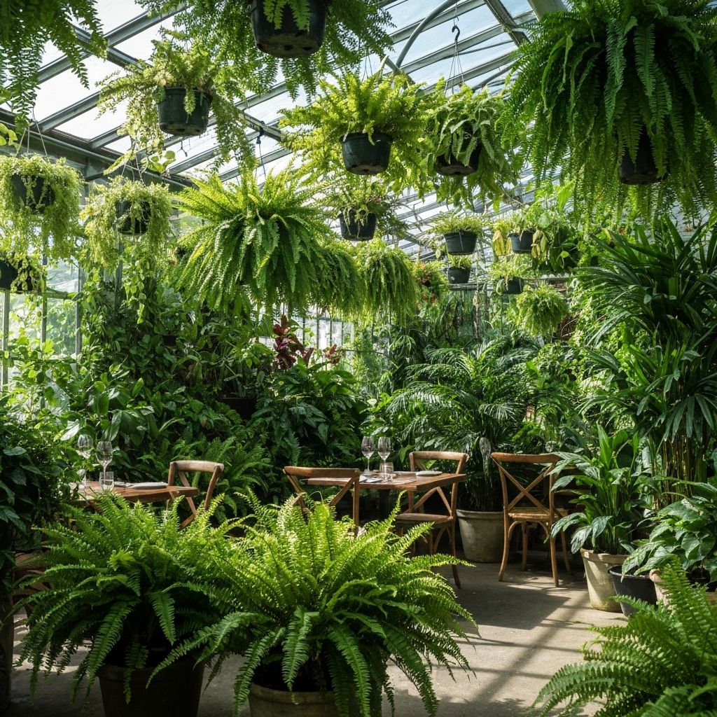 Entorno verde del vivero Herbarium